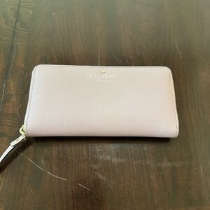 Kate Spade Blush Pink Zip Wallet